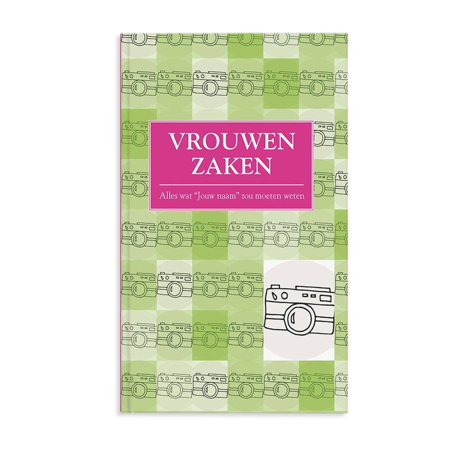 Boek "Vrouwenzaken" personaliseren
