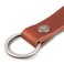 Luxe leren sleutelhanger - Bruin
