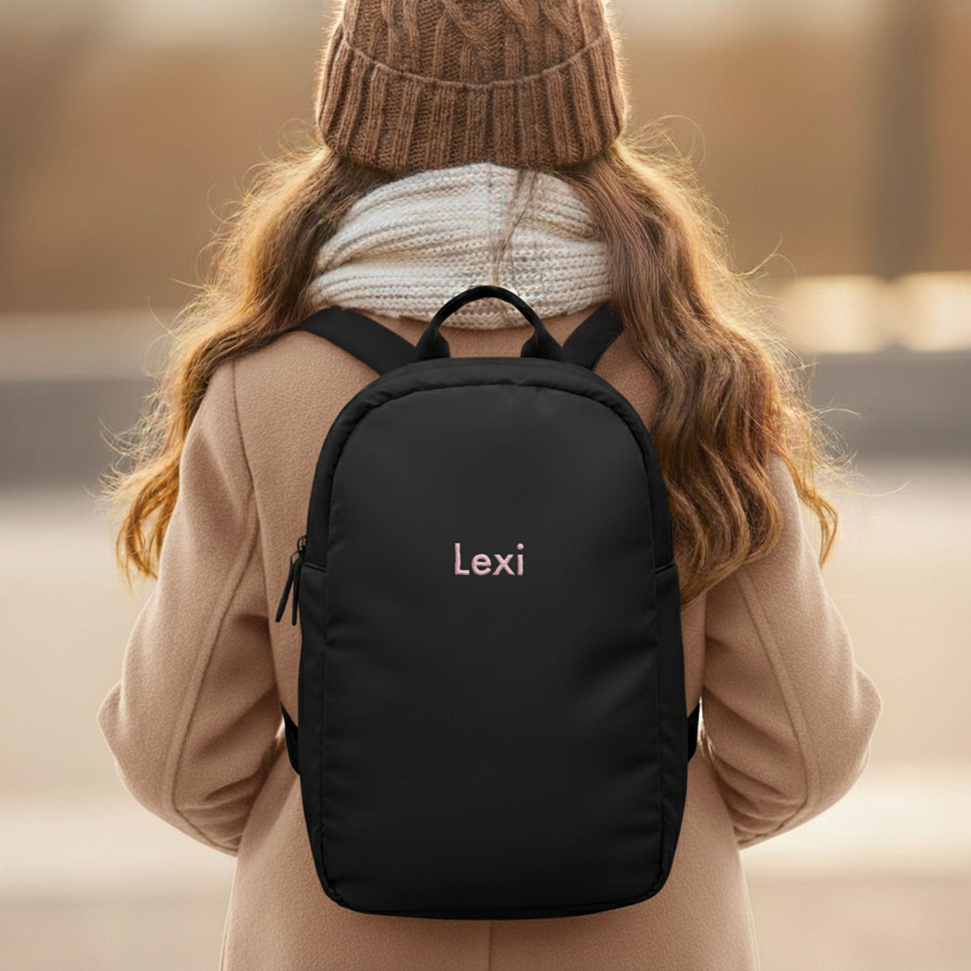 Mini mochila inflável para crianças