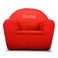 Fauteuil enfant avec nom imprimé