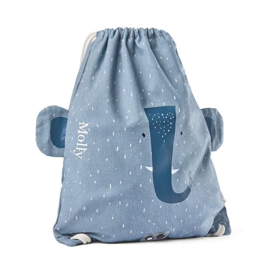 Personalised drawstring bag