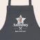 Personalised Kitchen Apron - Grey Personalised Kitchen Apron - Grey