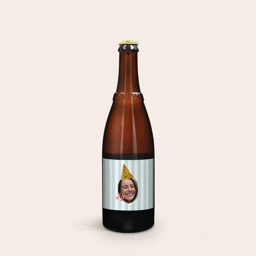 Øl gavesæt i trækasse med egen tekst - Westmalle Øl gavesæt i trækasse med egen tekst - Westmalle