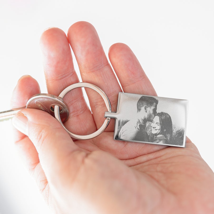 Engraved keyring - Photo Engraved keyring - Photo