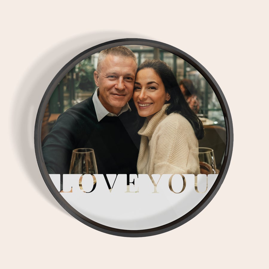 Personaliziran servirni pladenj - okrogel Personaliziran servirni pladenj - okrogel