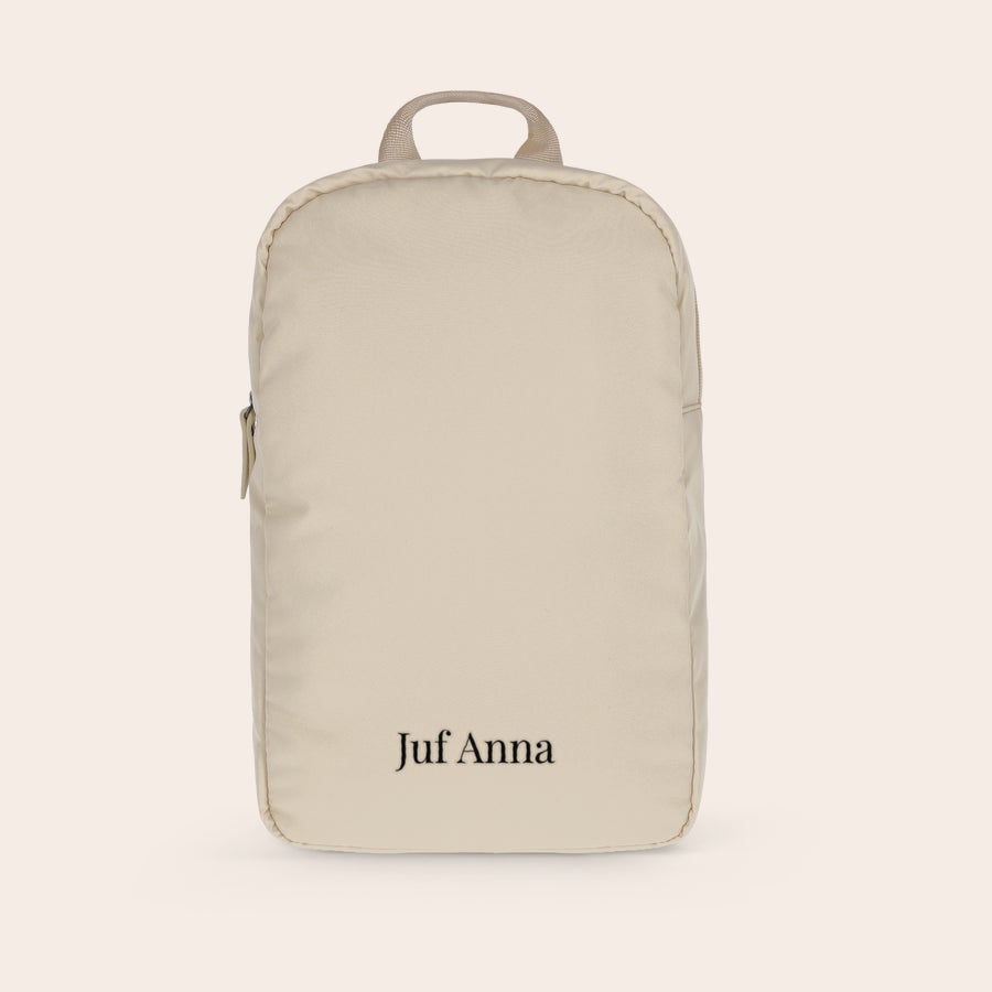 Puffer rugzak met naam Puffer rugzak met naam