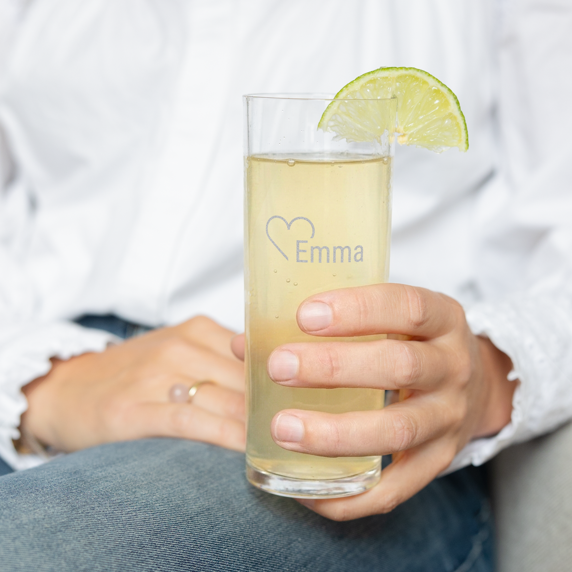 Verre long drink en plastique personnalisé - Gravé