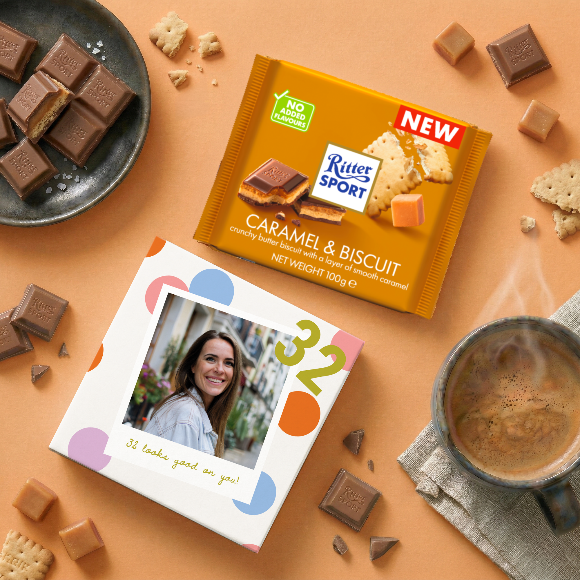 Ritter Sport chocolade personaliseren
