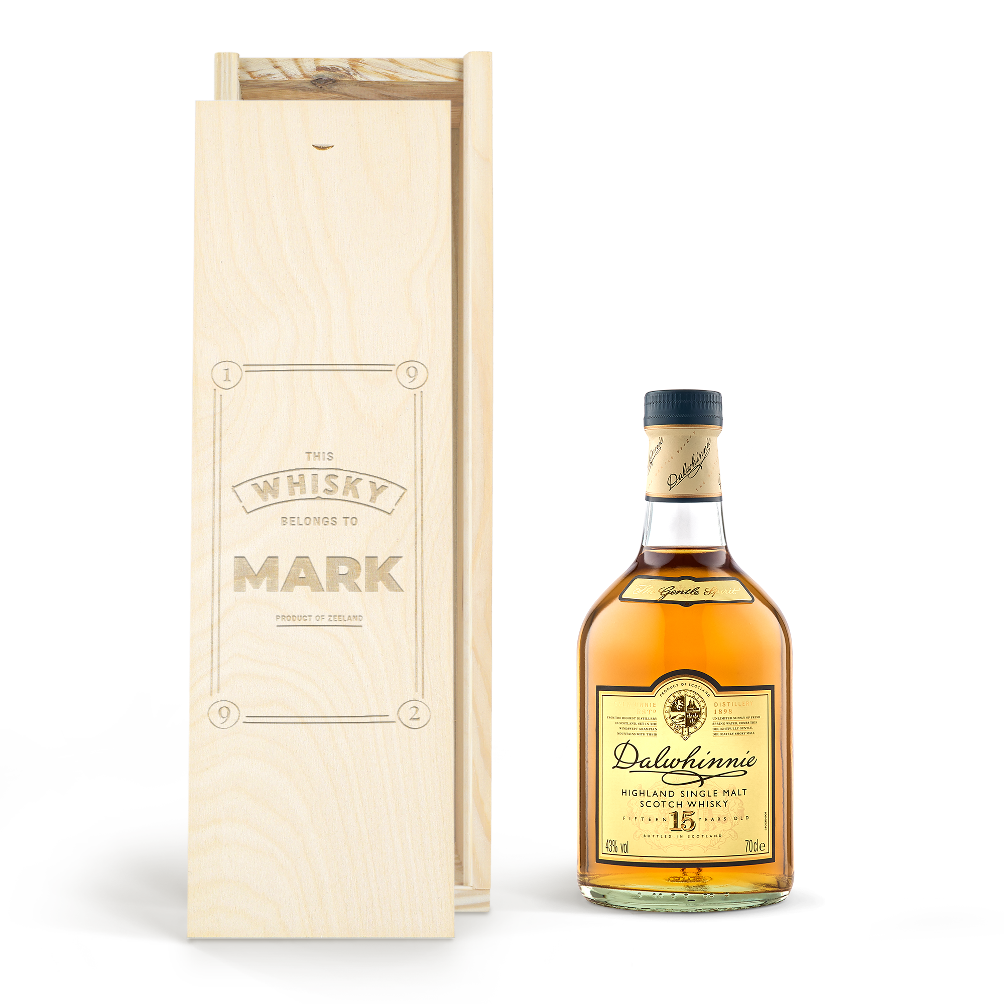 Wishky Highland Park 12 Years in kist personaliseren