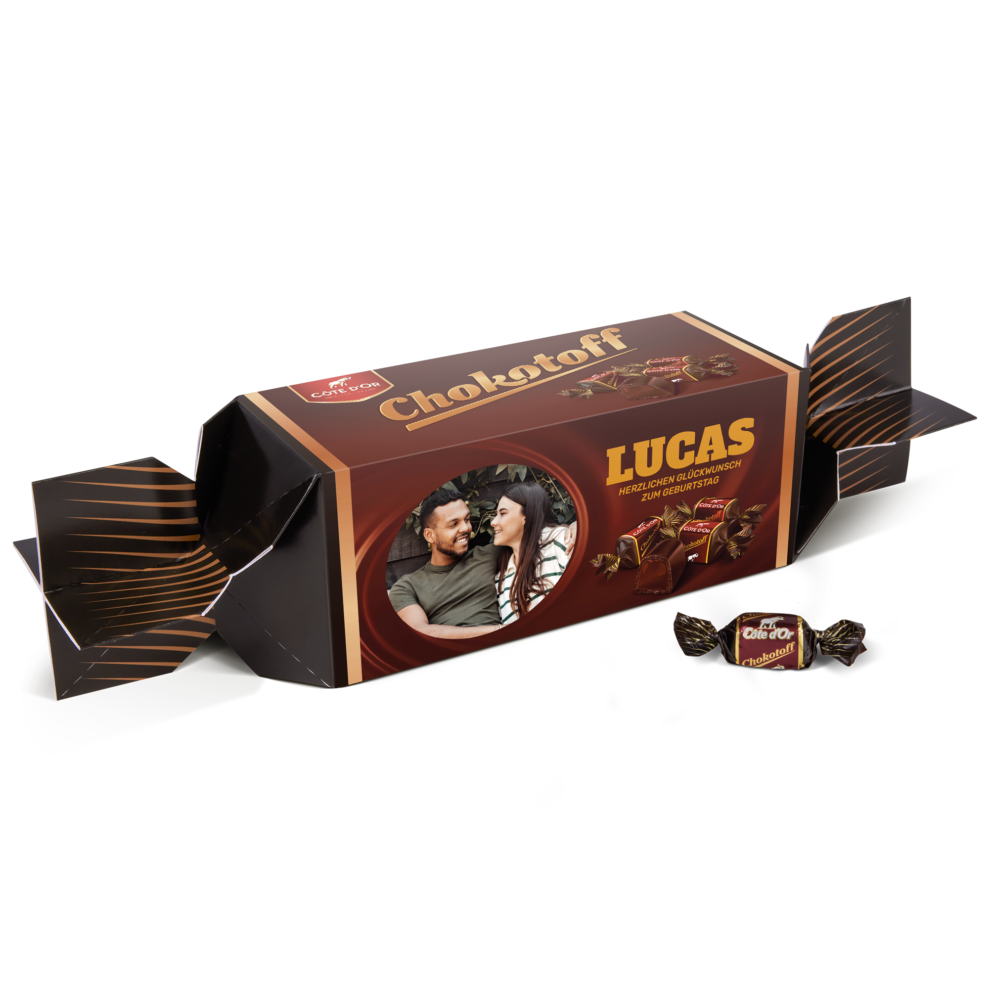 Personalisiertes Chokotoff-Geschenk
