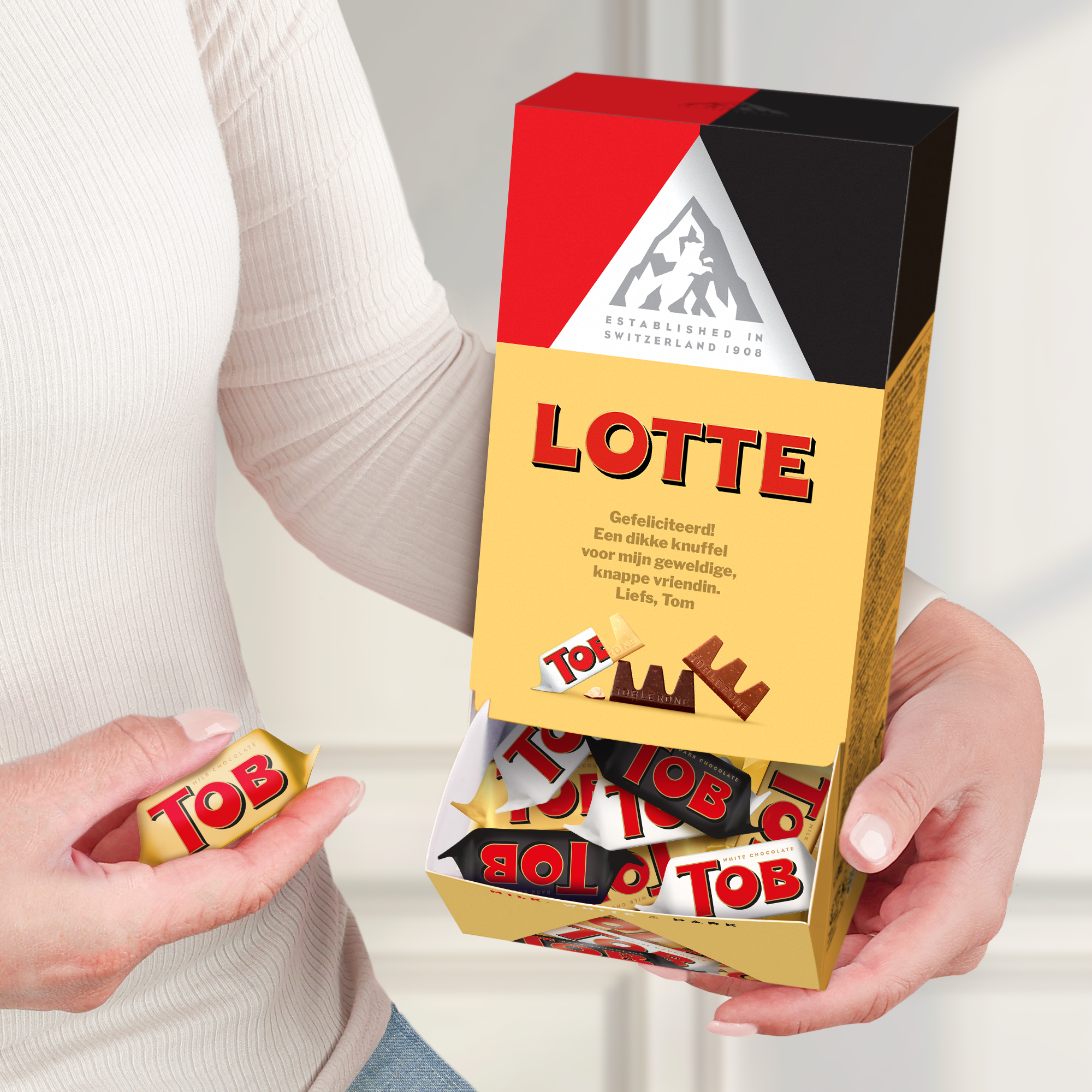 Toblerone Dispenser bedrukken