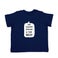 Camiseta personalizada de bebé - Manga corta - Azul- 50/56