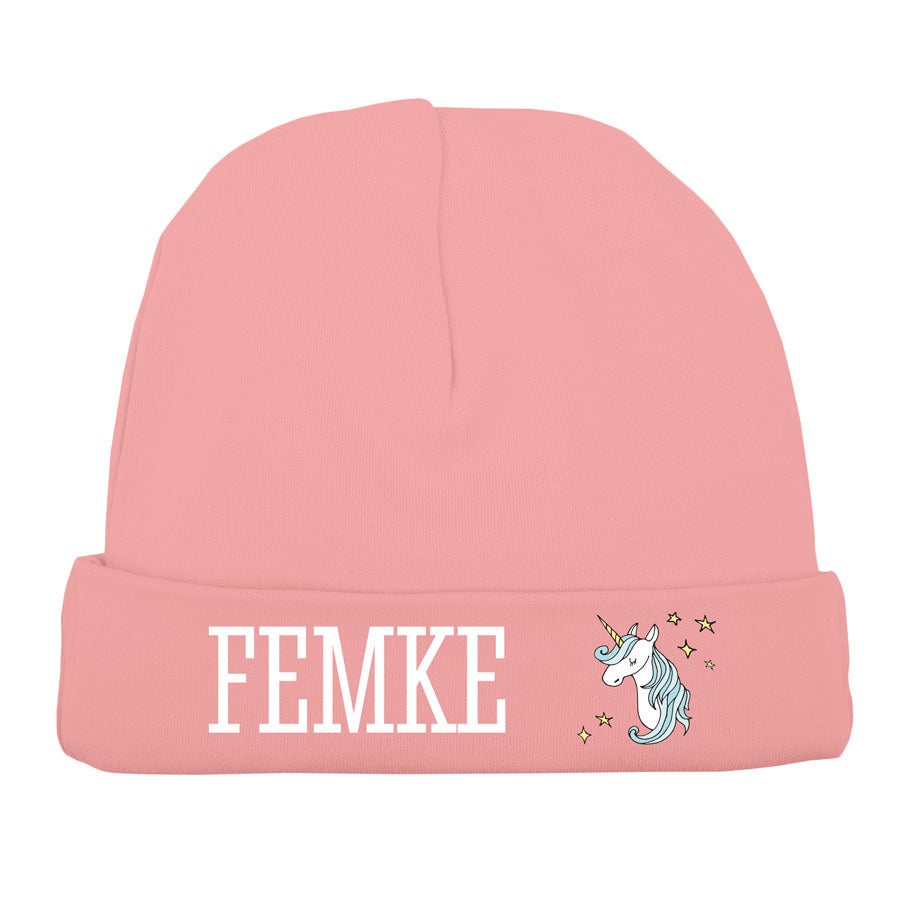 Babymuts bedrukken - Babyroze