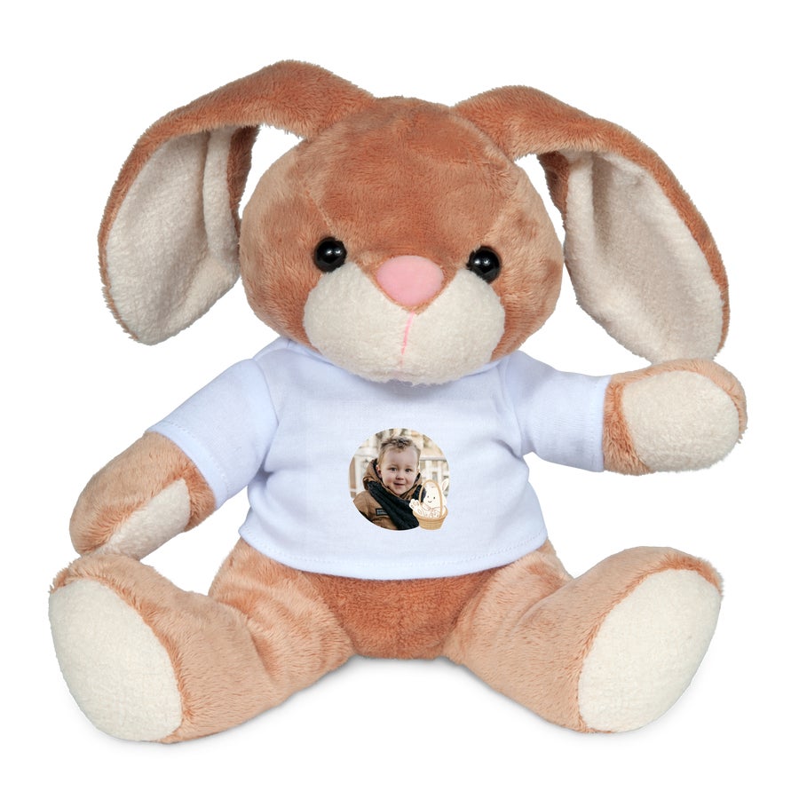 BUNNY Order the nicest soft toy with photo and text YourSurprise