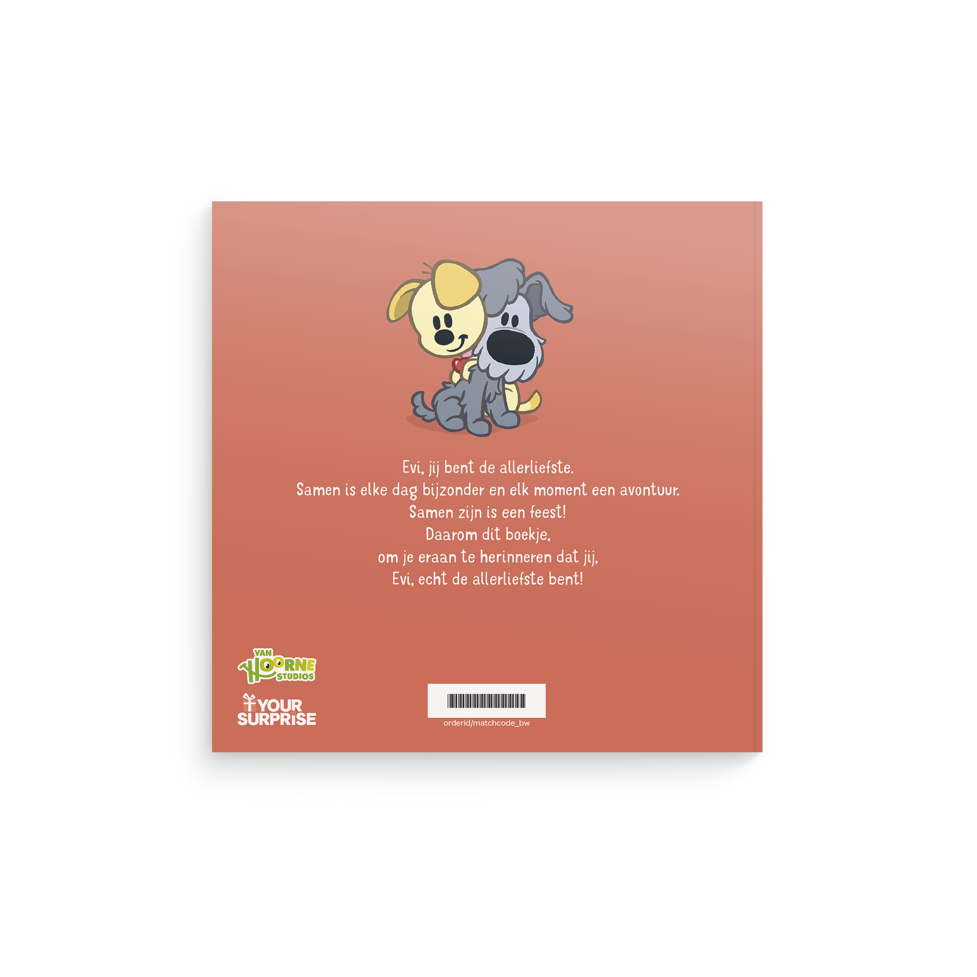 Boek "Woezel & Pip - Jij bent de allerliefste" met naam