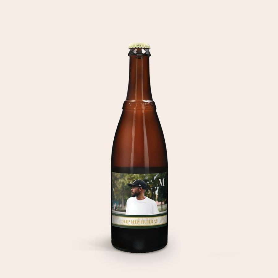 Øl gavesæt i trækasse med egen tekst - Westmalle Øl gavesæt i trækasse med egen tekst - Westmalle