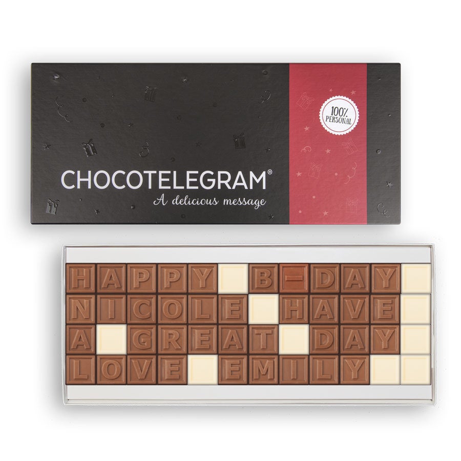 Chocotelegrama personalizado Chocotelegrama personalizado
