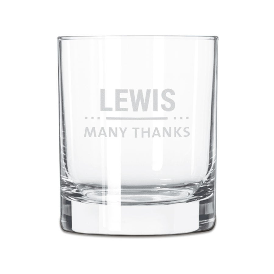 Personalised liqueur glass - Engraved
