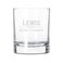 Engraved whiskey glass