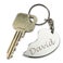 Personalised key ring - Heart set - Engraved