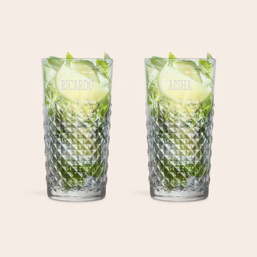 Engraved cocktail glass - Mojito Engraved cocktail glass - Mojito