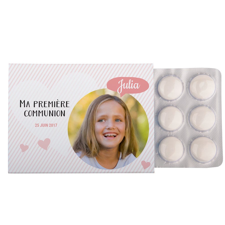 Chewing gum Mentos - Remerciement communion - 128 paquets