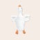 Personalised goose cuddly toy Personalised goose cuddly toy