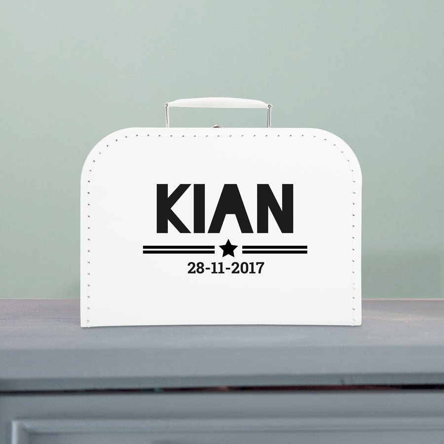 Personalised toy suitcase