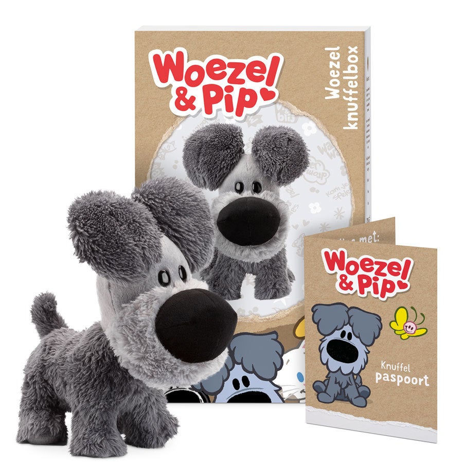 Persoonlijke Woezel & Pip knuffelbox - Woezel Persoonlijke Woezel & Pip knuffelbox - Woezel