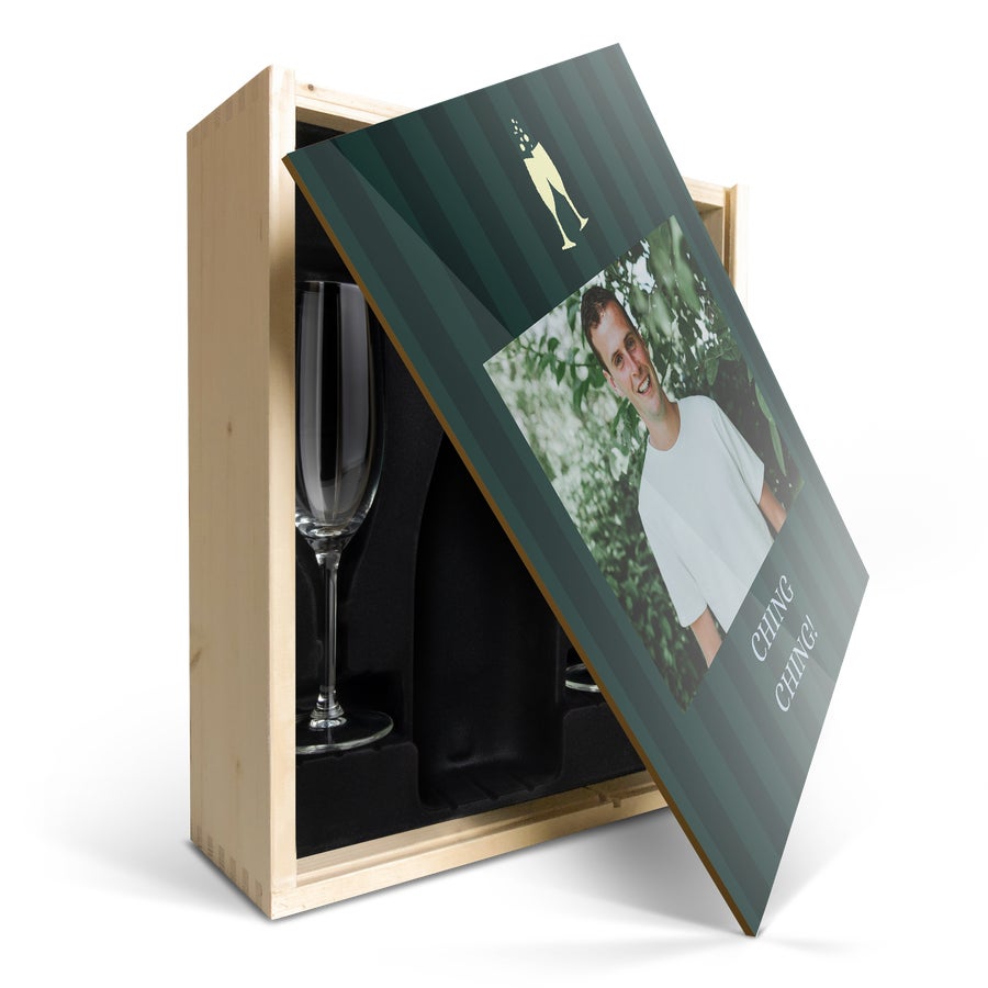 Caja para champán personalizada Caja para champán personalizada