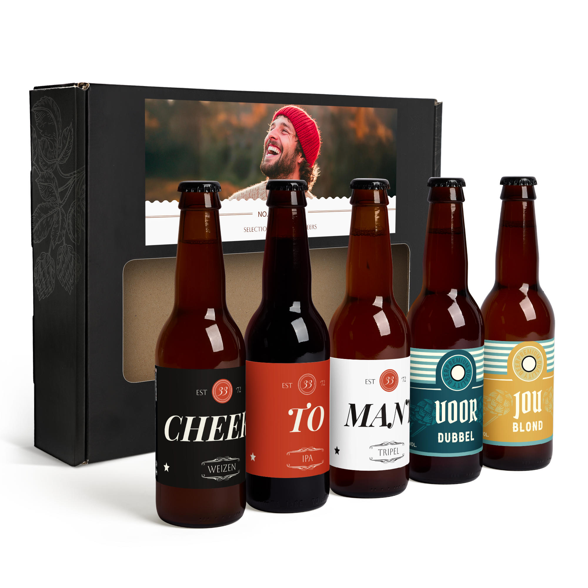 Bier mit eigenem etikett