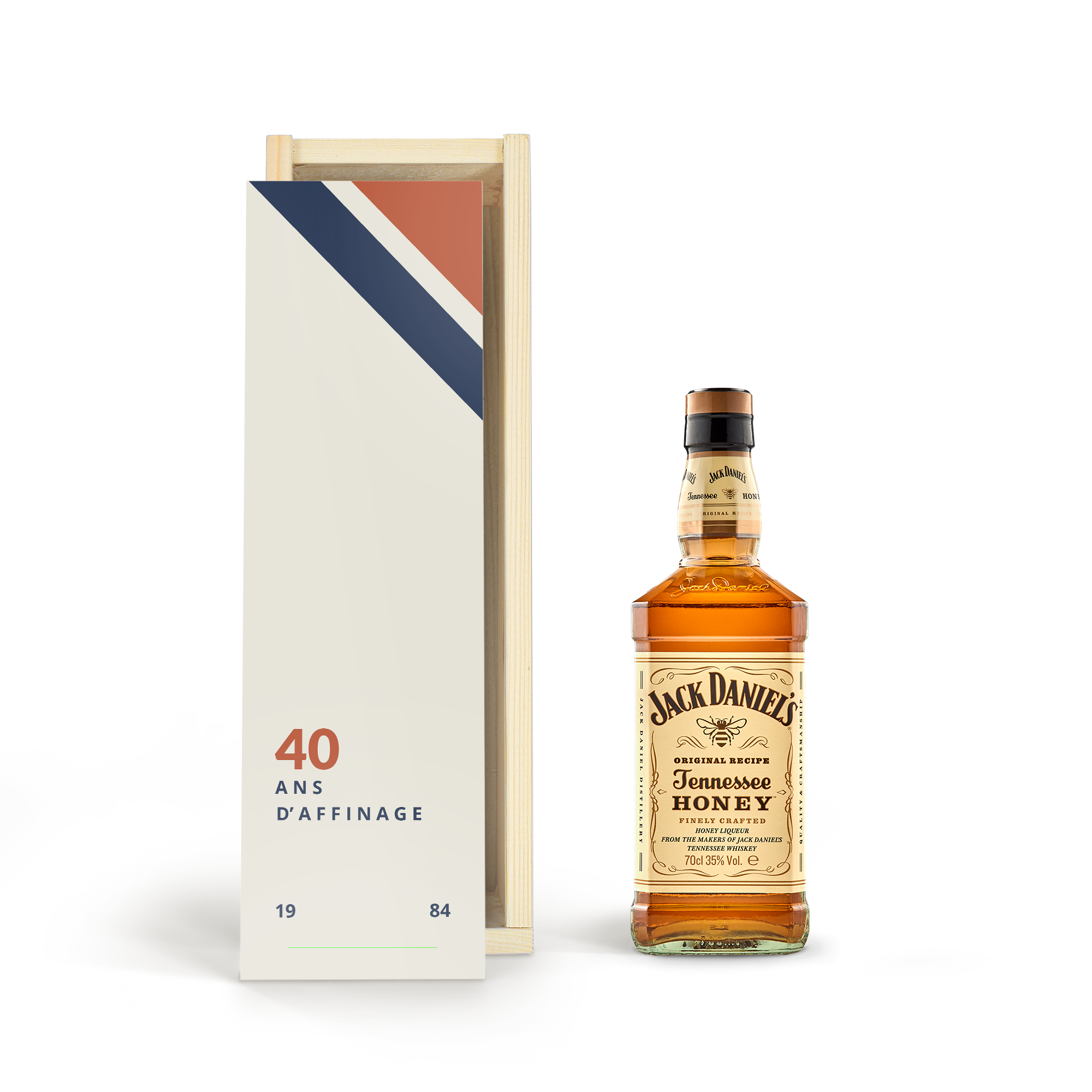 Coffret whisky personnalisé - Jack Daniel's Honey