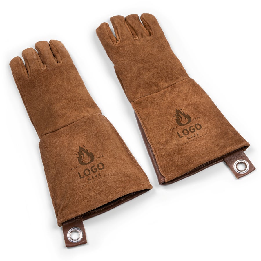 Personalized leather work gloves sales