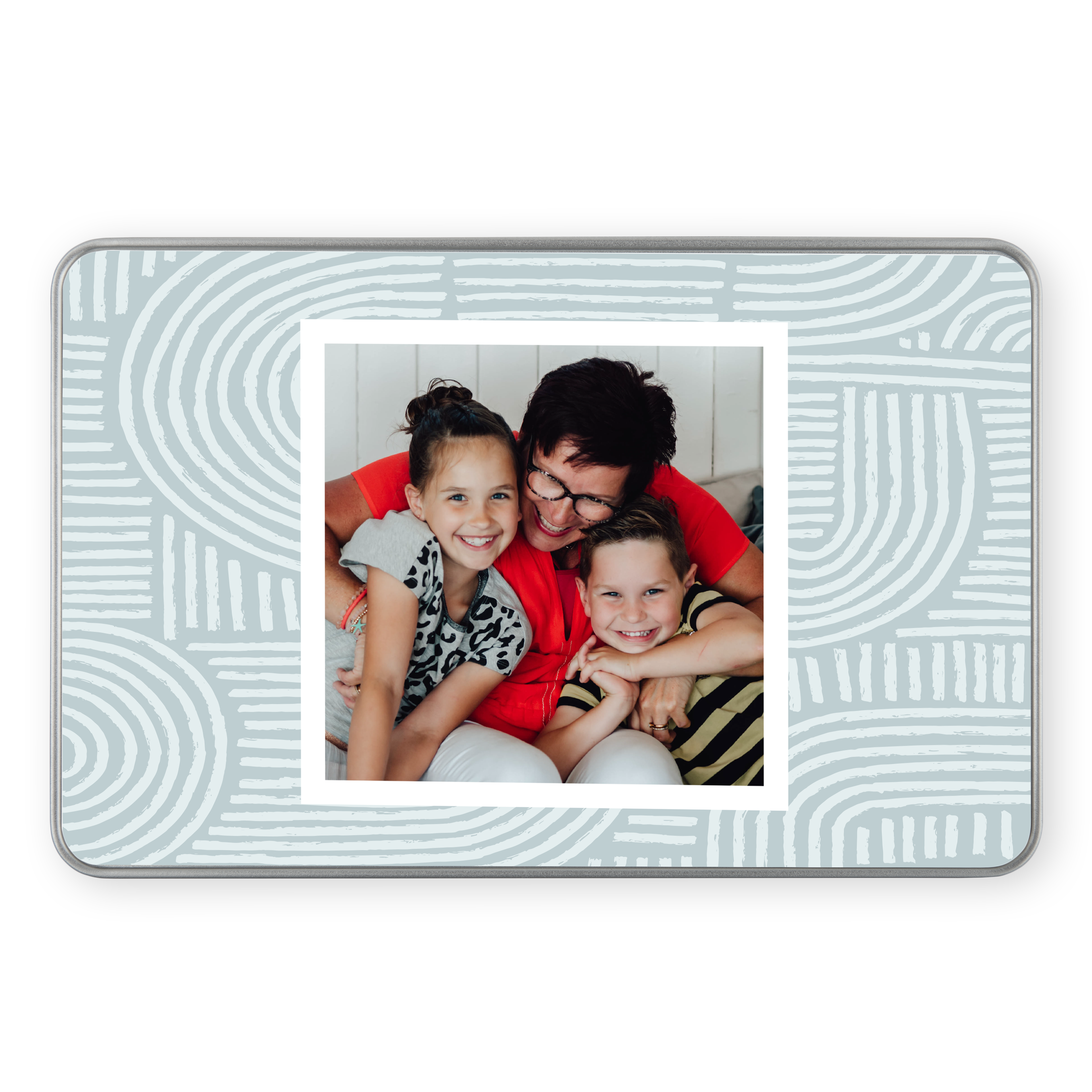 Confezione regalo di cioccolatini Côte d'Or personalizzata con una foto di famiglia stampata.