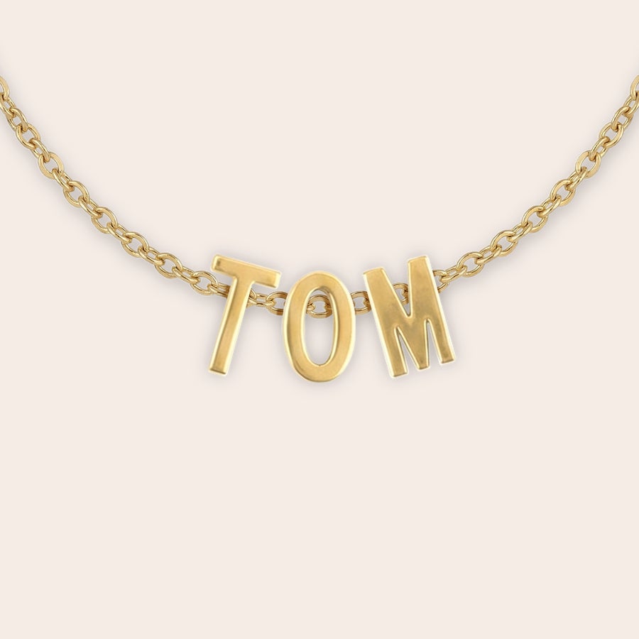 Colar com letras Colar com letras