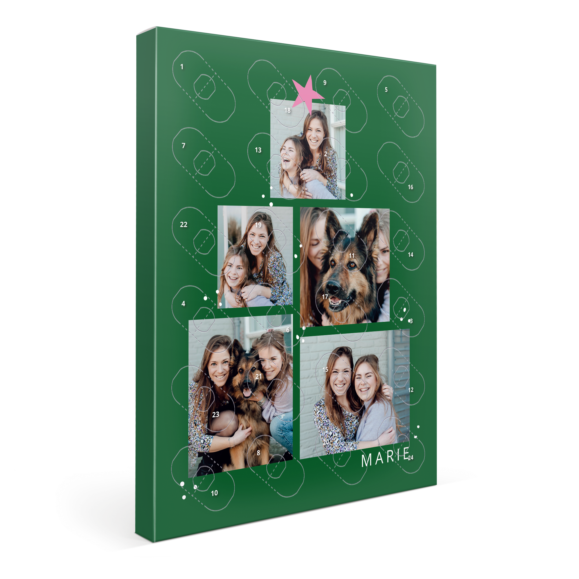 Personalisierter Süßigkeiten-Adventskalender