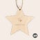 Engraved wooden Christmas star decoration Engraved wooden Christmas star decoration