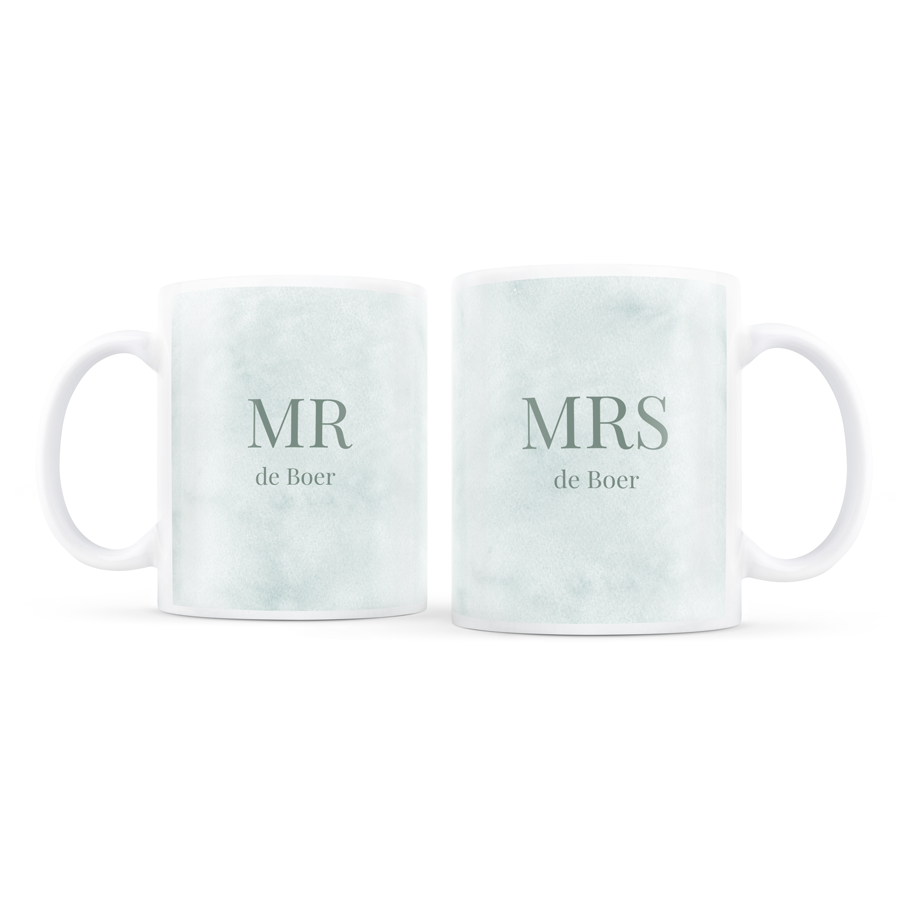 Mok met foto - Set van 2 mokken - Liefde