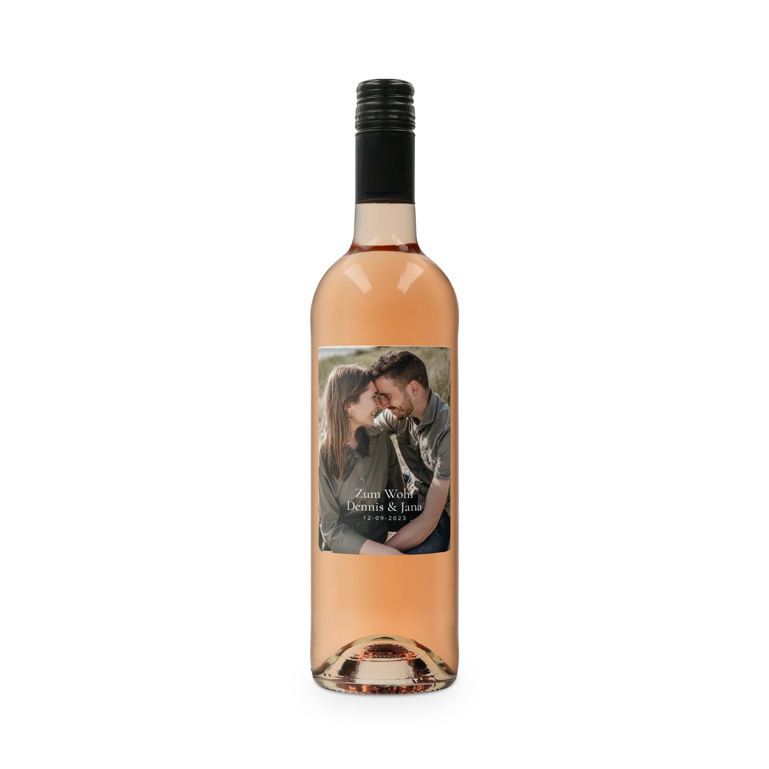 Roséwein mit personalisiertem Etikett - Belvy