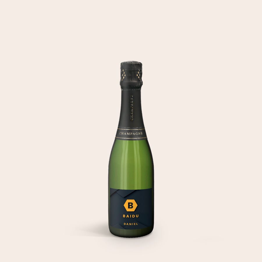 Champagne René Schloesser personaliseren (375ml) Champagne René Schloesser personaliseren (375ml)