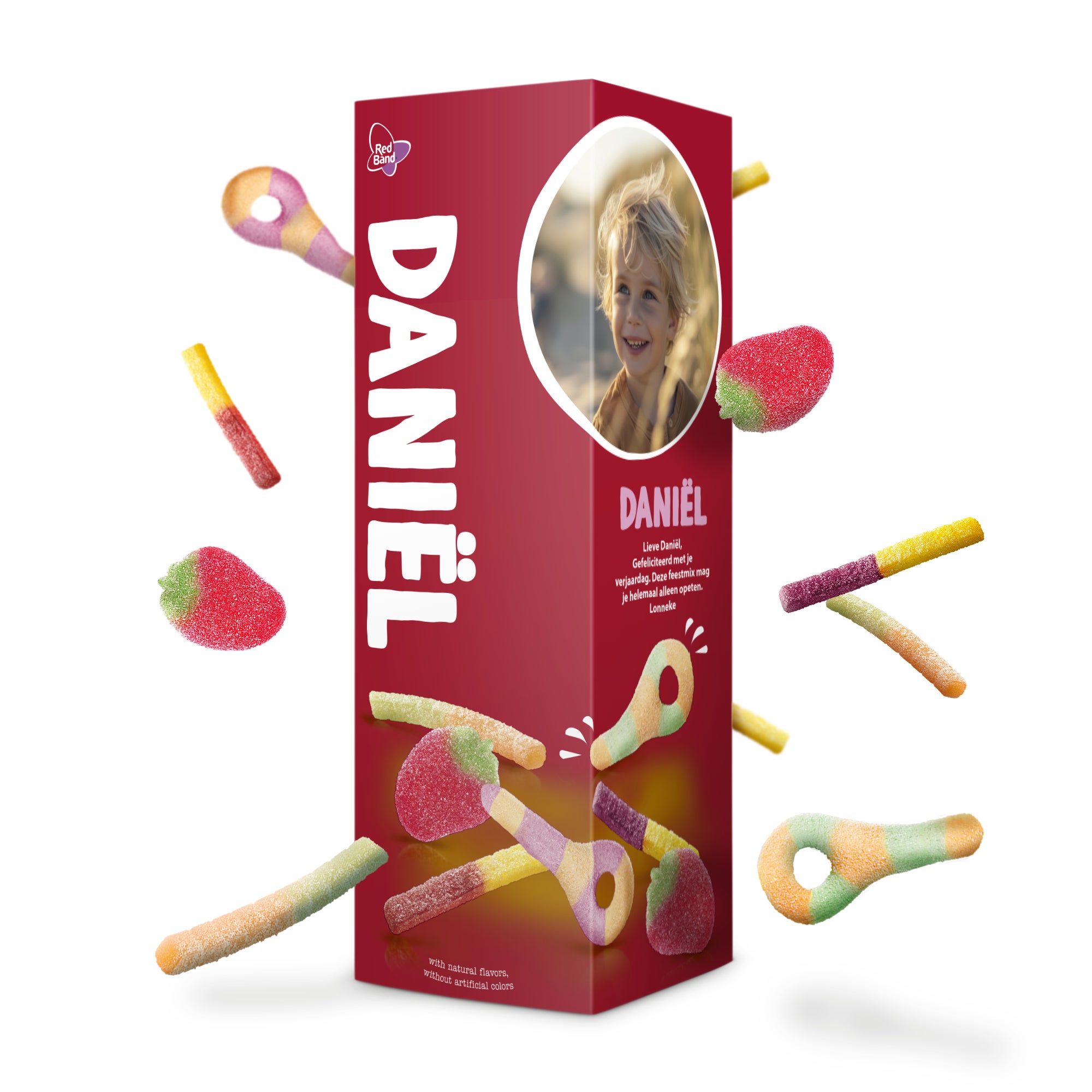 Red Band Magische Feestmix in gepersonaliseerde giftbox Red Band Magische Feestmix in gepersonaliseerde giftbox