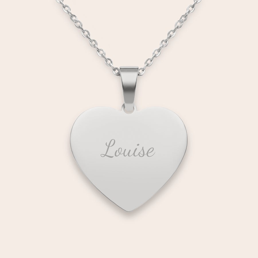 Engraved heart necklace Engraved heart necklace