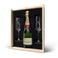 Champagnepakket met gegraveerde glazen - Moët & Chandon Brut