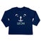 Babyskjorta med tryck - Långärmad - Navy - 62/68