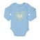 Body de bebé con foto - Azul claro - 0 meses