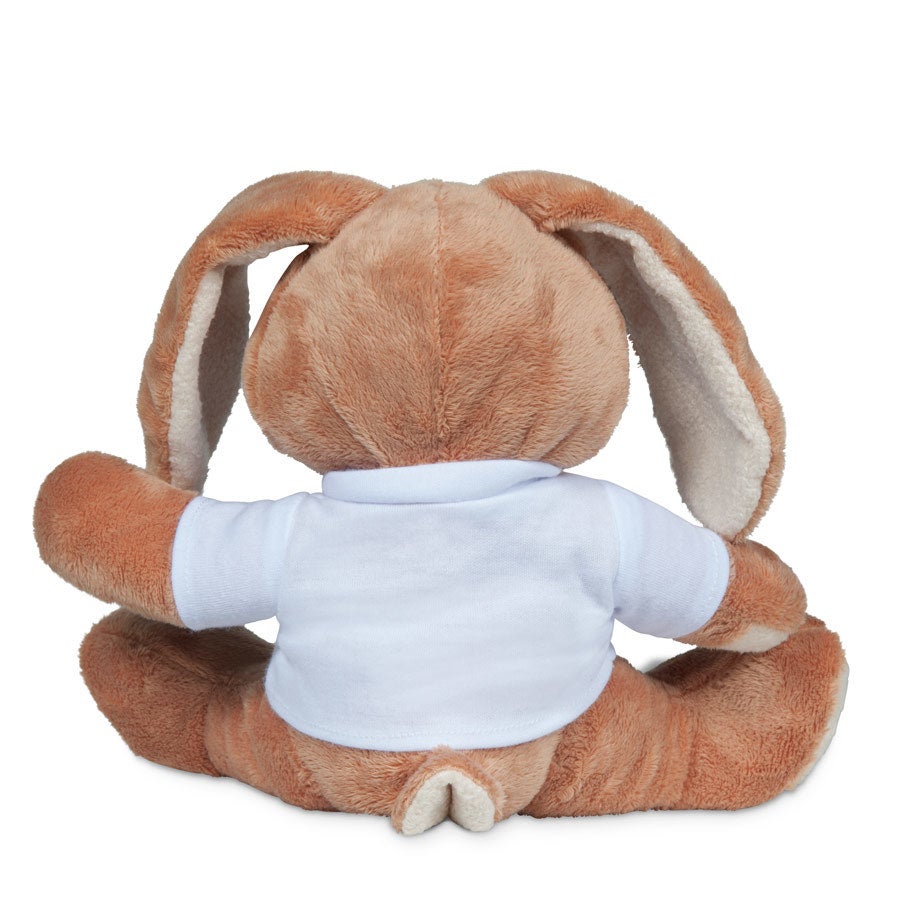 Doudou lapin personnalisé