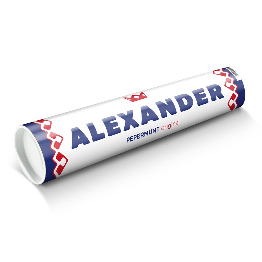 Personalised XXL KING peppermint tube