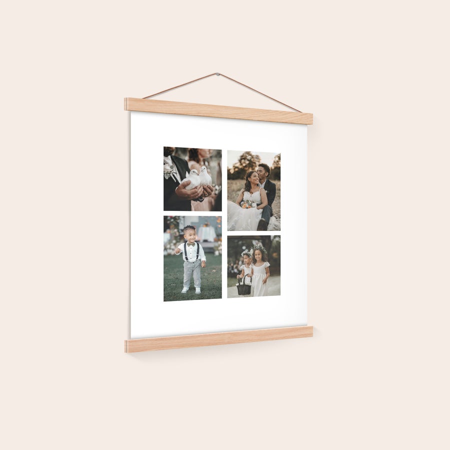 Poster personaliseren met posterhanger Poster personaliseren met posterhanger