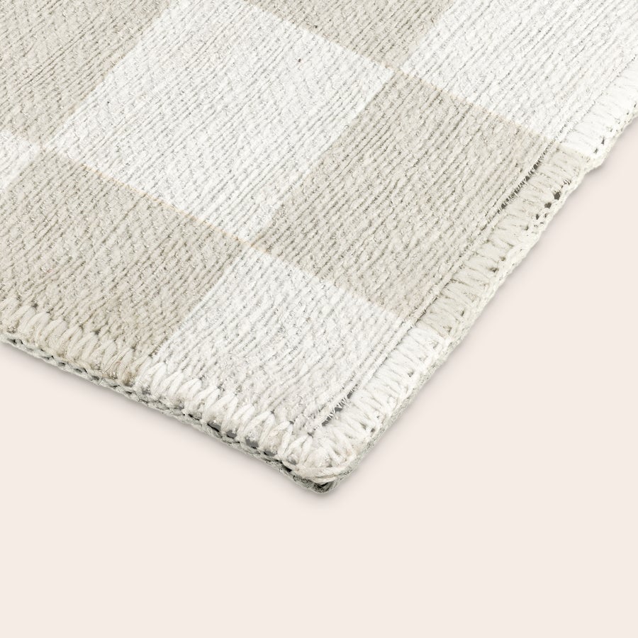 Printed Play Mat Close up of the textured surface and corner stitching of a personalized play mat