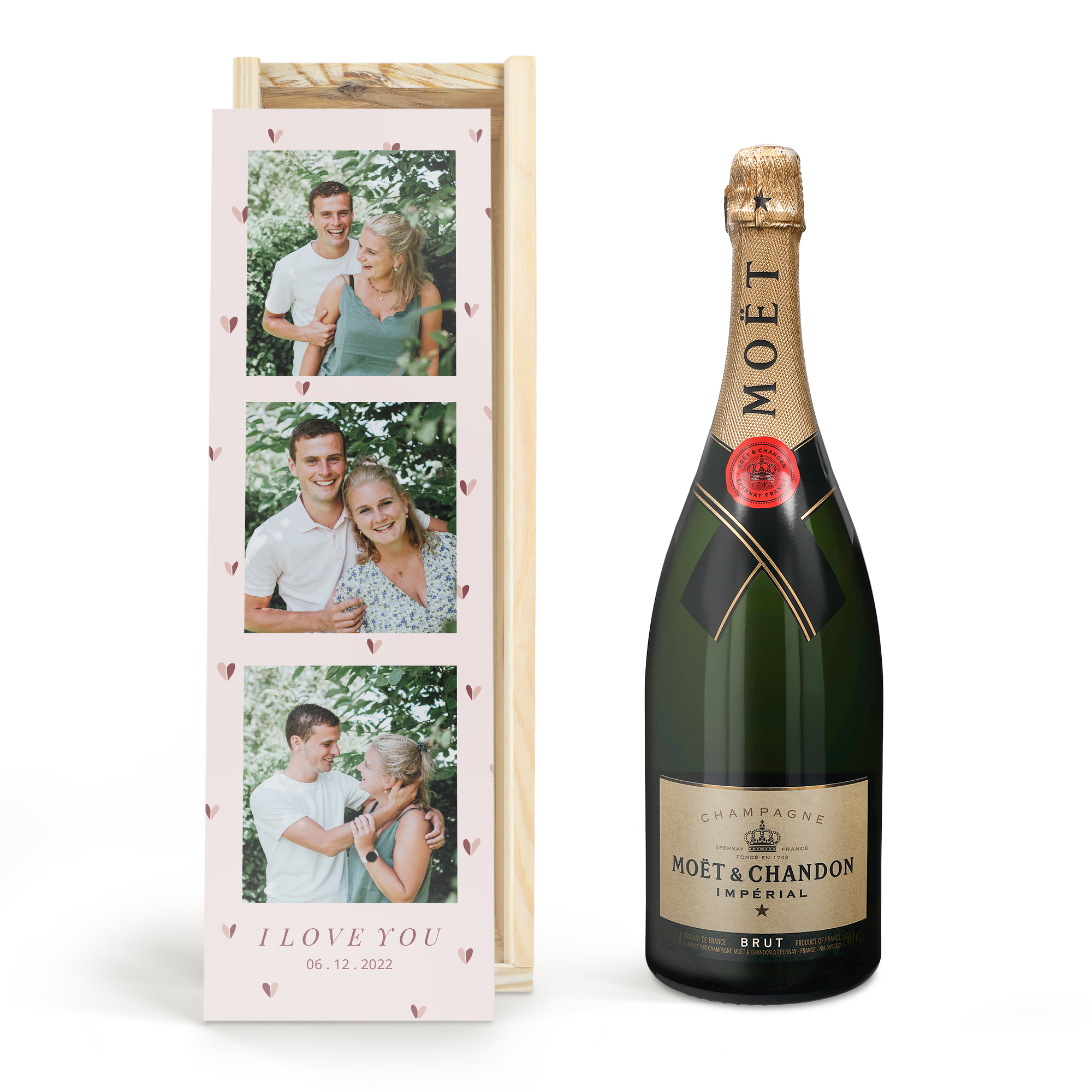 Moet et Chandon Brut v personalizovanej krabici